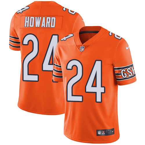 Nike Bears #24 Jordan Howard Orange Youth Stitched NFL Limited Rush Jersey